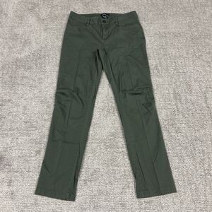 Black Diamond Pants Womens 12 Olive Green Cotton Outdoor Hiking Pockets